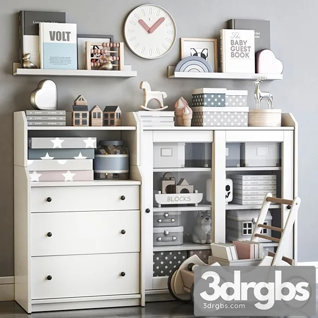 Furniture for Nursery 9 3D Model Free