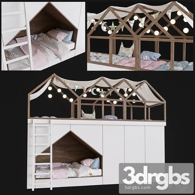 Furniture for the Nursery 3D Model Free