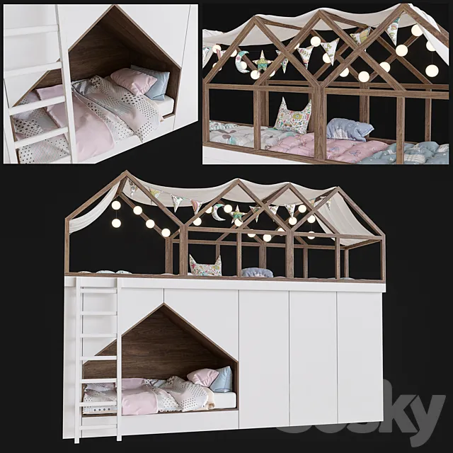 Furniture for the nursery 3D Model