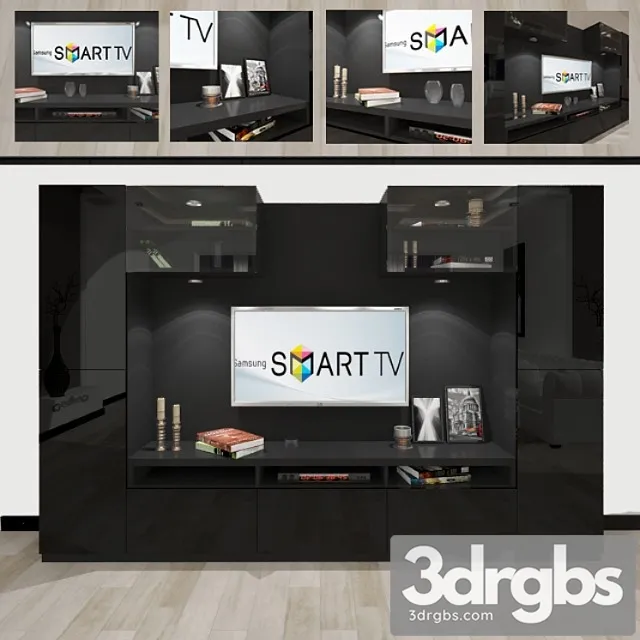 Furniture for tv & 3D Model Free