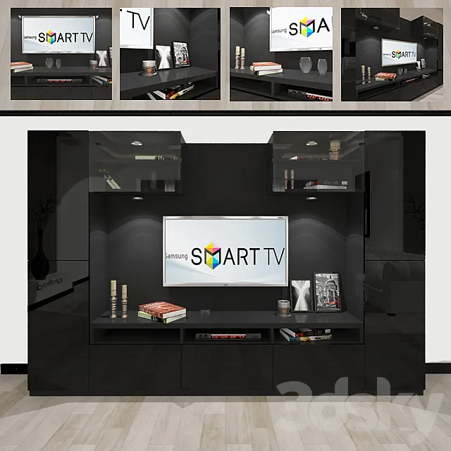 Furniture for TV & Multimedia 3D Model