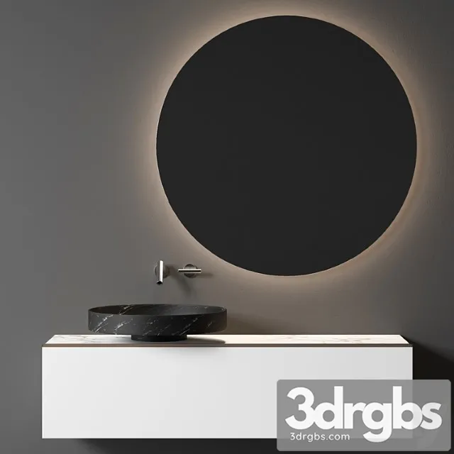 Furniture for Washbasin Falper Eccentrico 3D Model Free