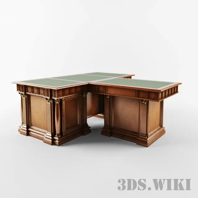 furniture - Francesco Molon Office Desk 3D Model