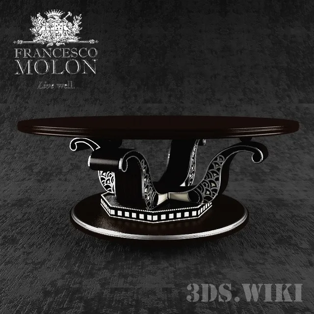 furniture - Francesco Molon table 3D Model