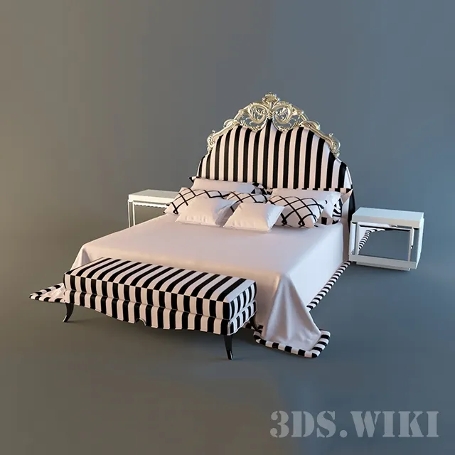furniture - Fratelli Barri bed 3D Model