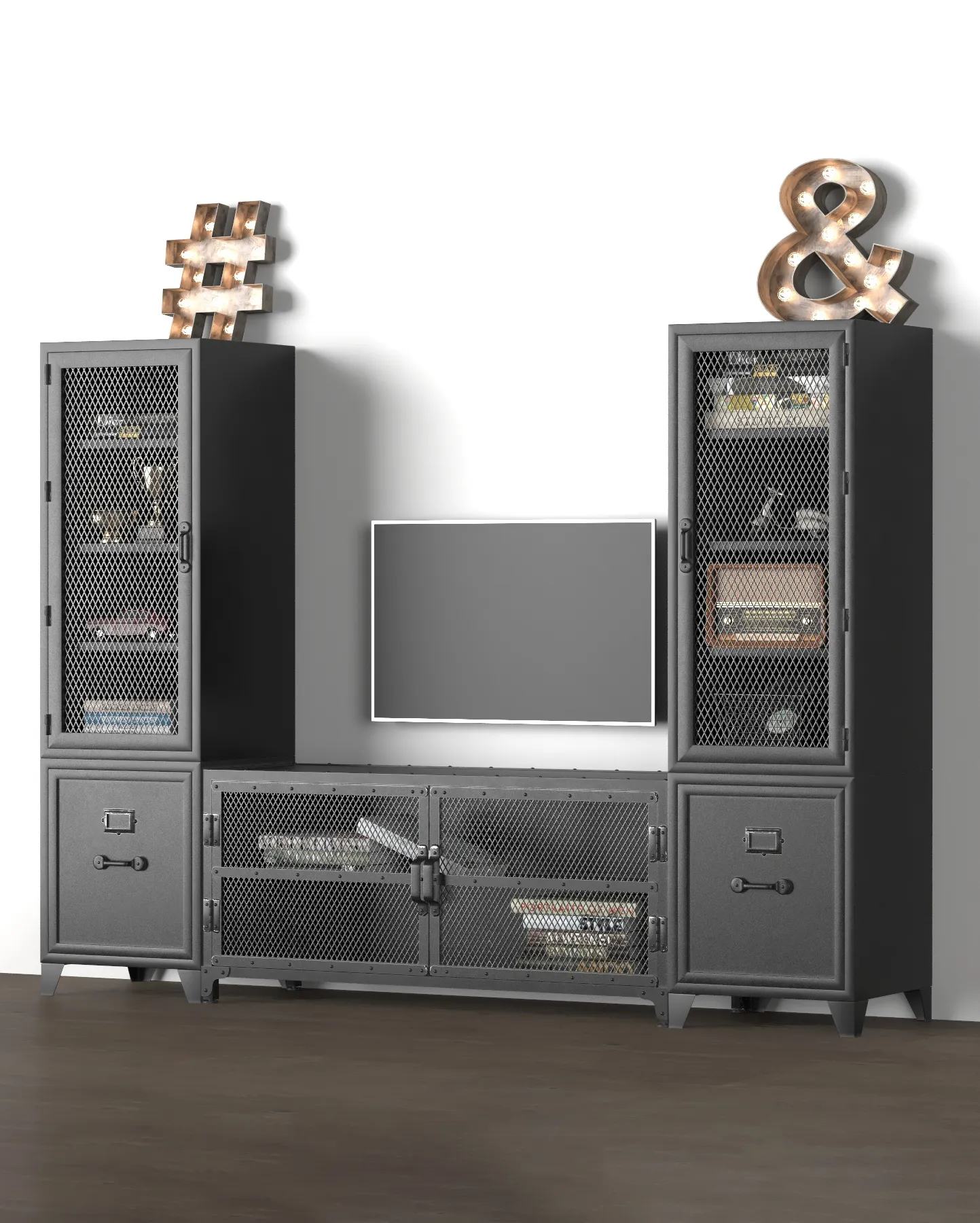 furniture - French railroad left 3D Model