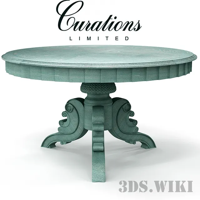 furniture - FRENCH ROUND TABLE FROM CURATIONS LIMITED 3D Model