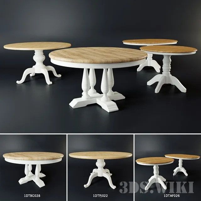 furniture - FullHouse table set 2 3D Model