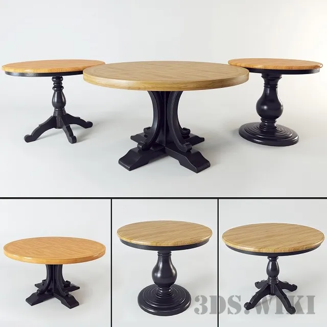 furniture - FullHouse table set 3D Model