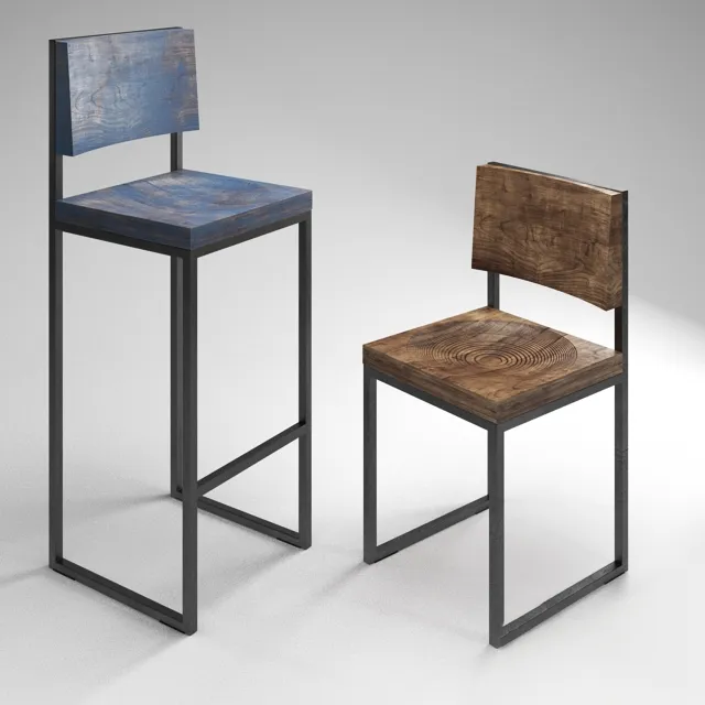 furniture - Fullmoon chair 3D Model