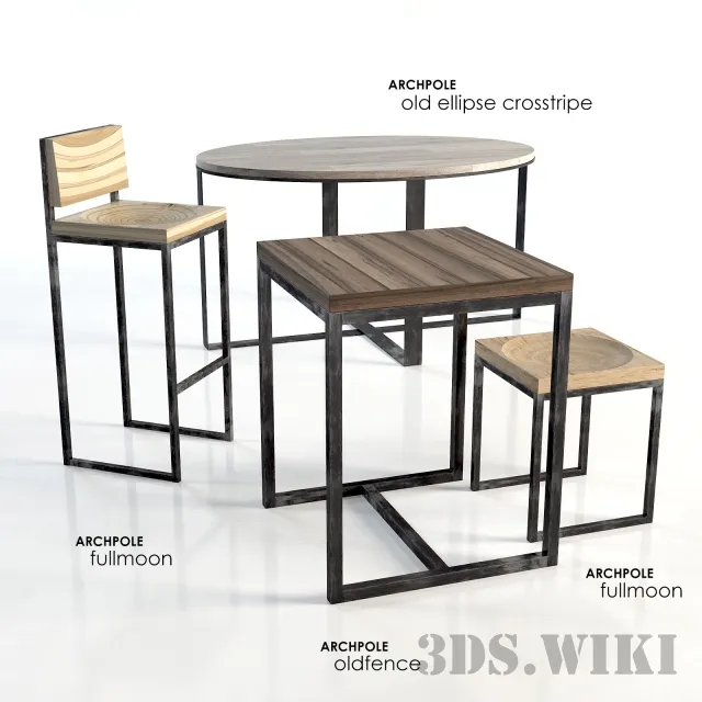 furniture - Furniture set by ARCHPOLE 3D Model