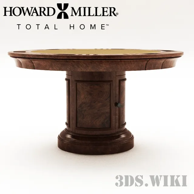furniture - Gaming table Ithaca - Howard Miller 3D Model