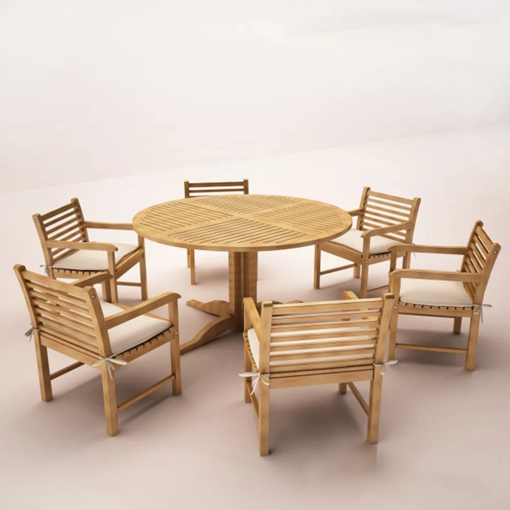 furniture - Garden table and chairs 3D Model