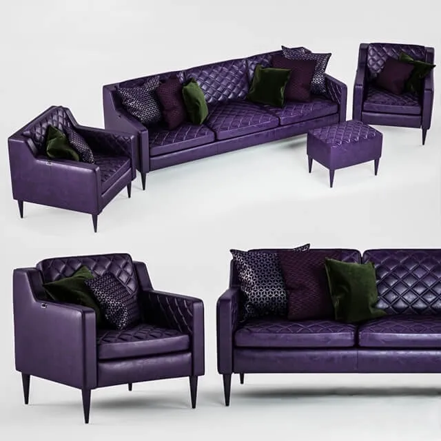 furniture - Garuda Set Sofa and Armchair 3D Model
