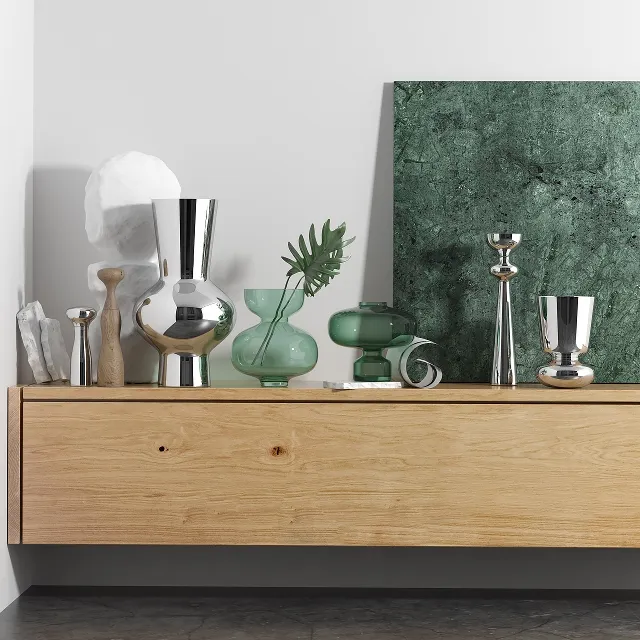 furniture - Georg Jensen decorative set 3D Model