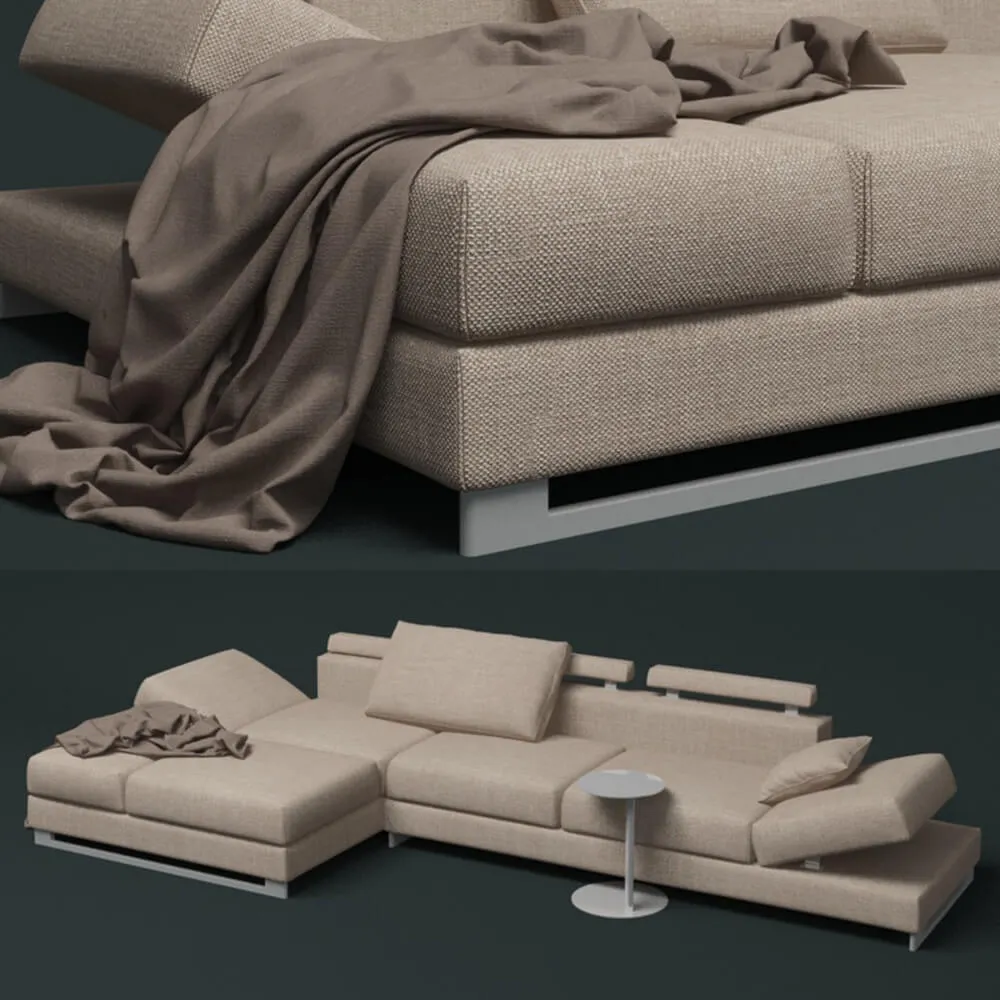 furniture - Georgous modular sofa 3D Model