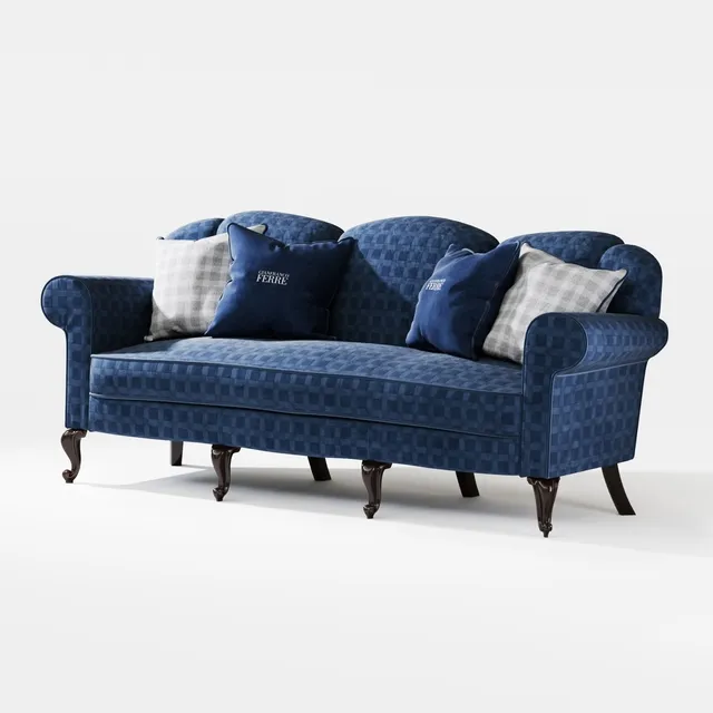 furniture - Gianfranco Ferre Benny sofa 3D Model