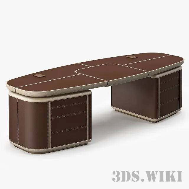 furniture - Giorgetti Tycoon writing desk 3D Model