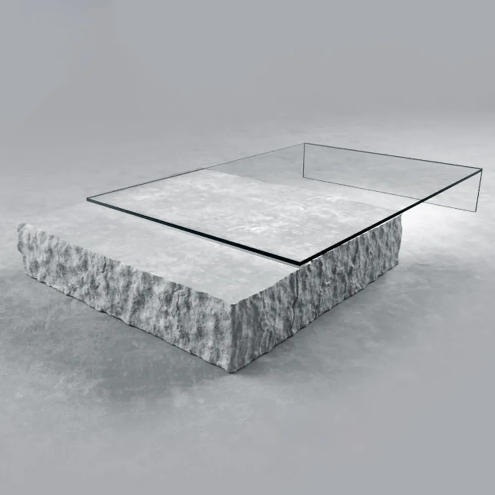 furniture - Glass and stone - Glas Italia Terraliquida 3D Model