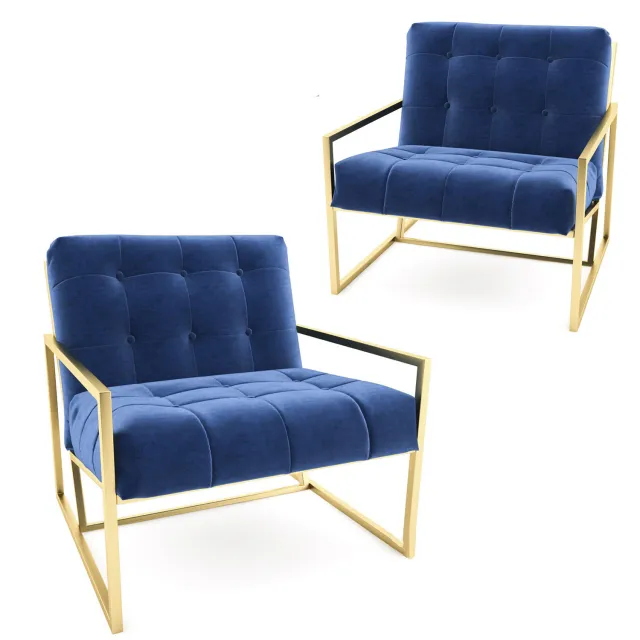 furniture - Goldfinger lounge armchair 7 3D Model