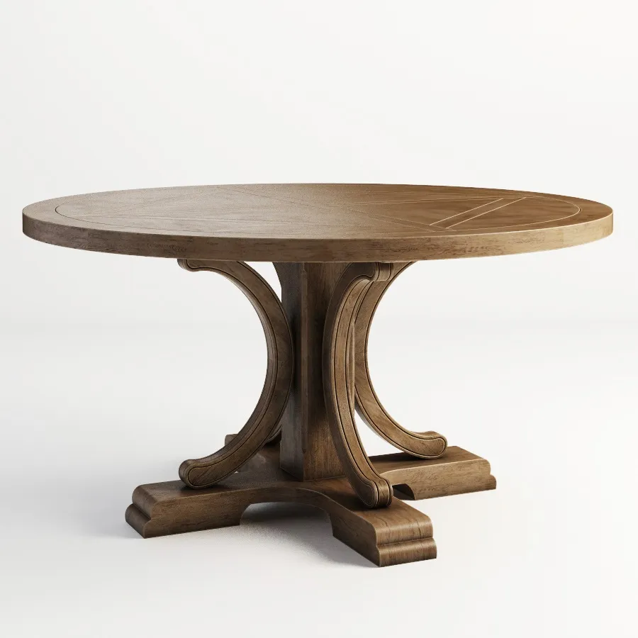 furniture - Gramercy Home - Alford round table 301.009-2N7 3D Model