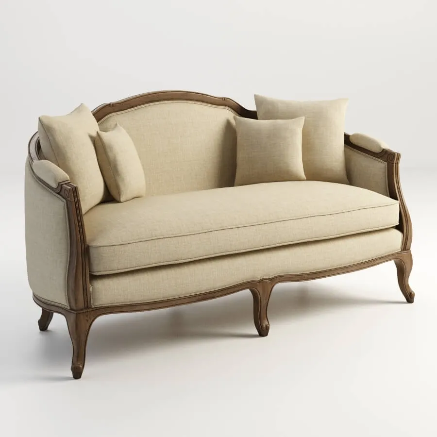 furniture - Gramercy Home - Dalia Sofa 3D Model