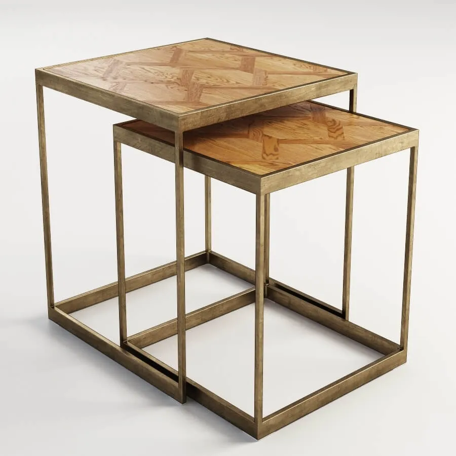 furniture - Gramercy  Home  - Franket  Side table 522.014 3D Model