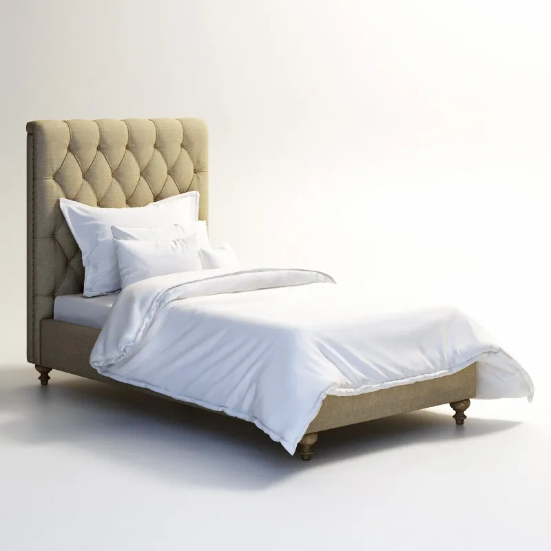 furniture - Gramercy home Franklin twin bed 3D Model