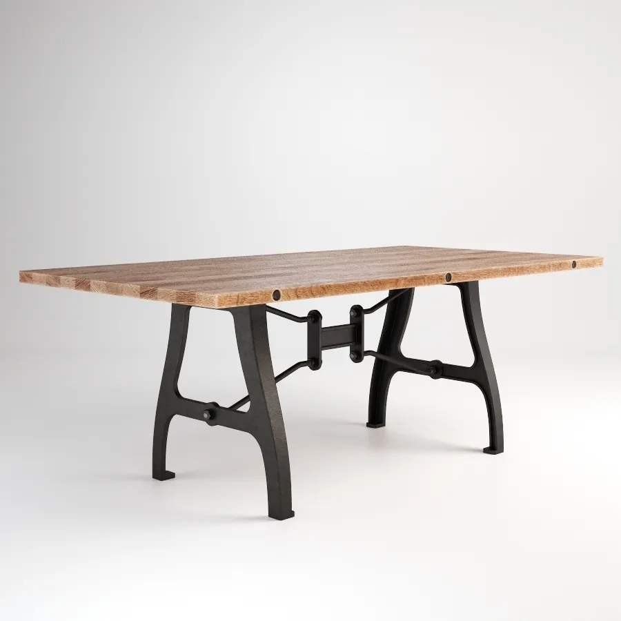 furniture - Gramercy Home - Gabrielle medium table 301.015M-REC 3D Model
