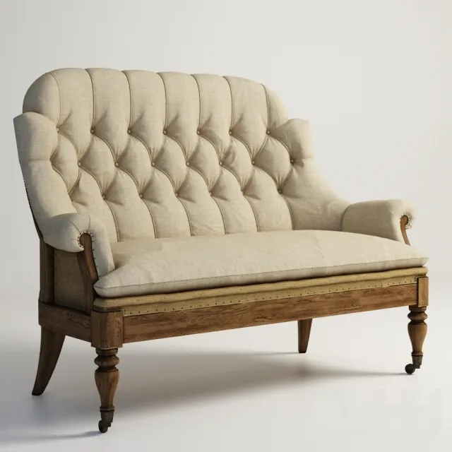 furniture - GRAMERCY HOME - KEMPER DECONSTRUCTED SOFA 105.006-F01 3D Model