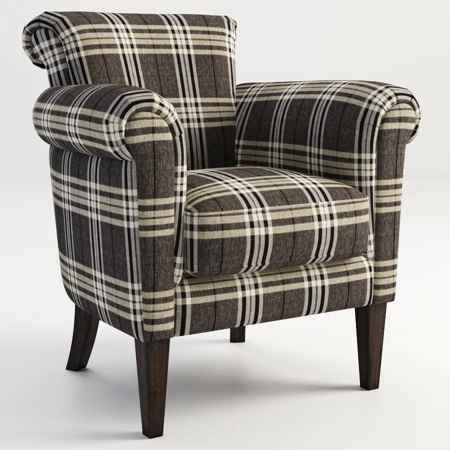 furniture - Gramercy Home - Lamis armchair 602.017 3D Model