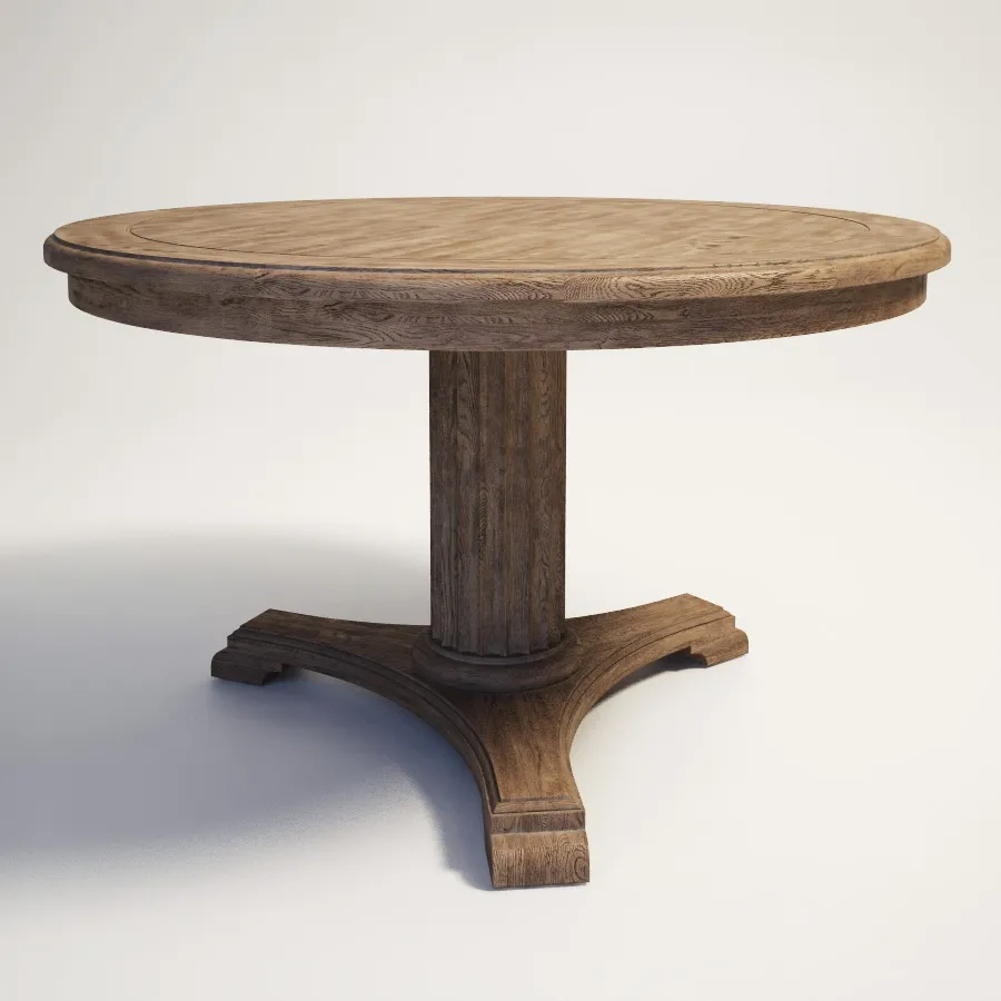 furniture - Gramercy Home  - Lardy round table 301.005 3D Model