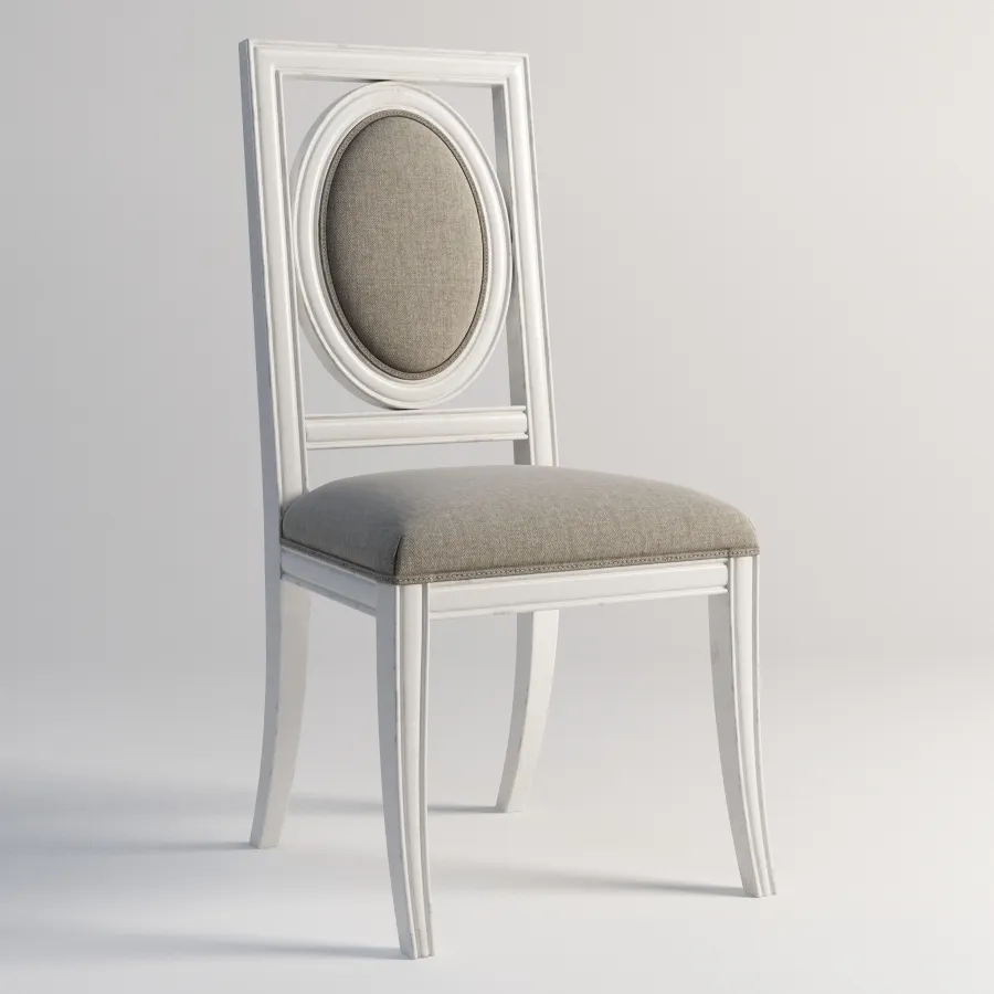 furniture - Gramercy Home - Marquise side chair 442.019-F01 3D Model