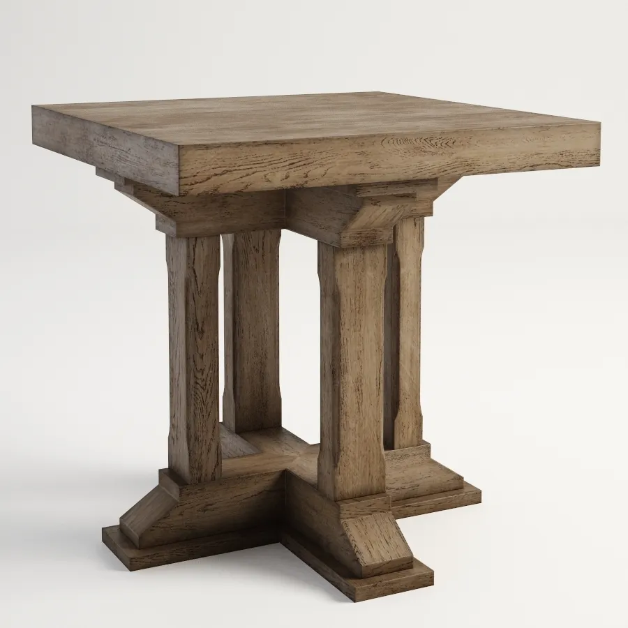 furniture - Gramercy Home - Preston side table 522.010-2N7 3D Model