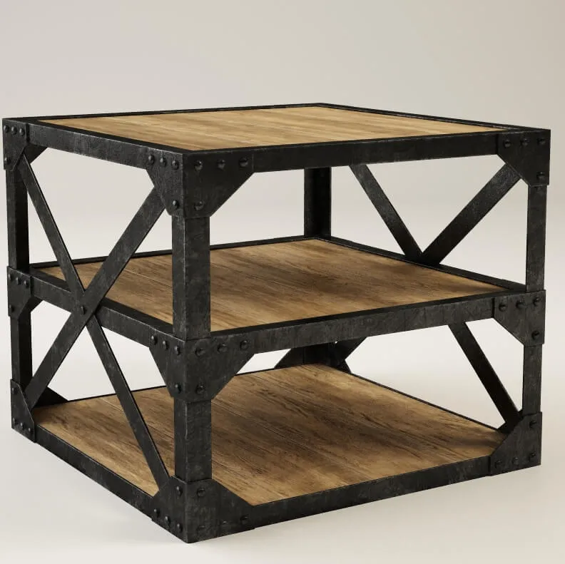 furniture - Gramercy Home - tower side table 522.001 3D Model