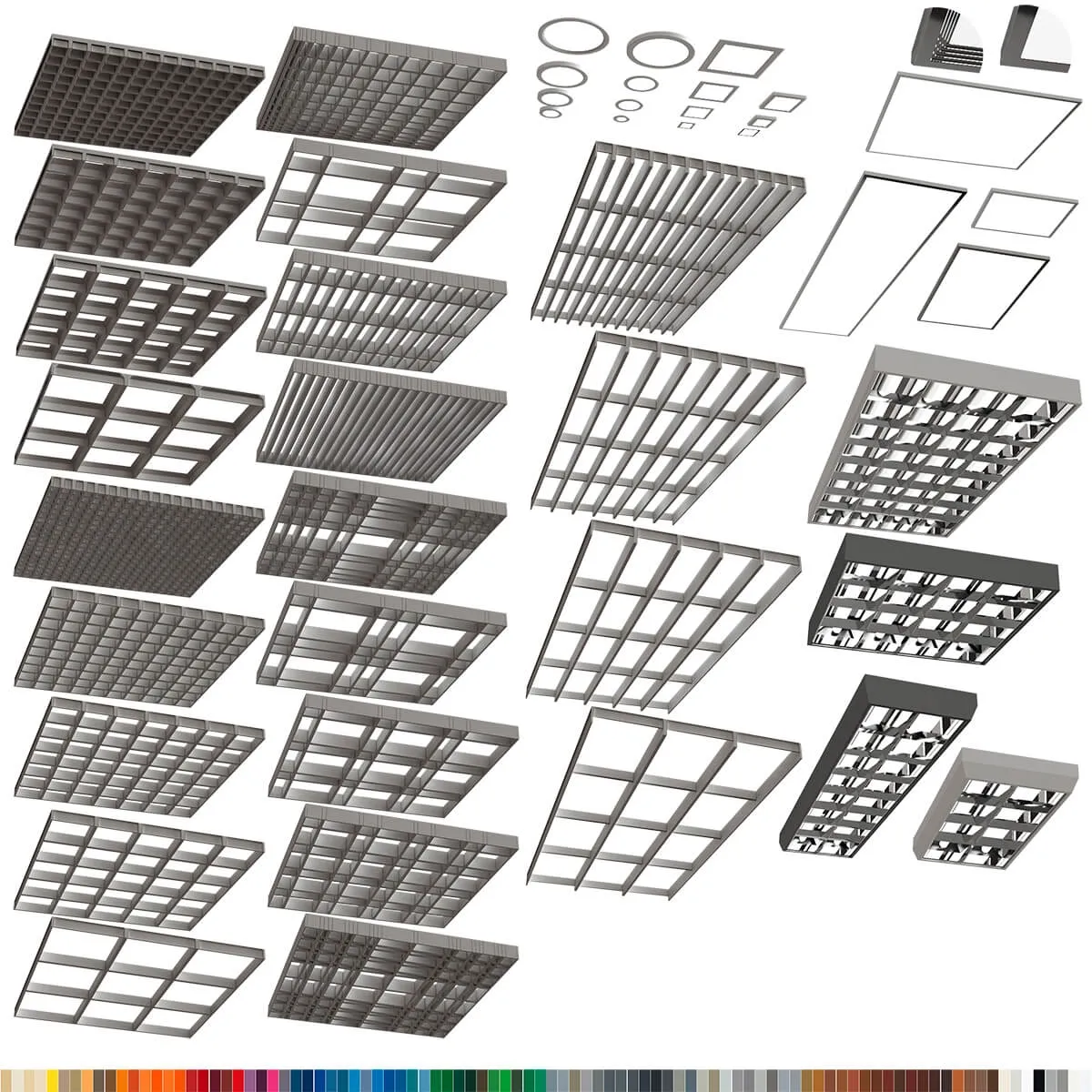 furniture - Griliato ceiling 3D Model