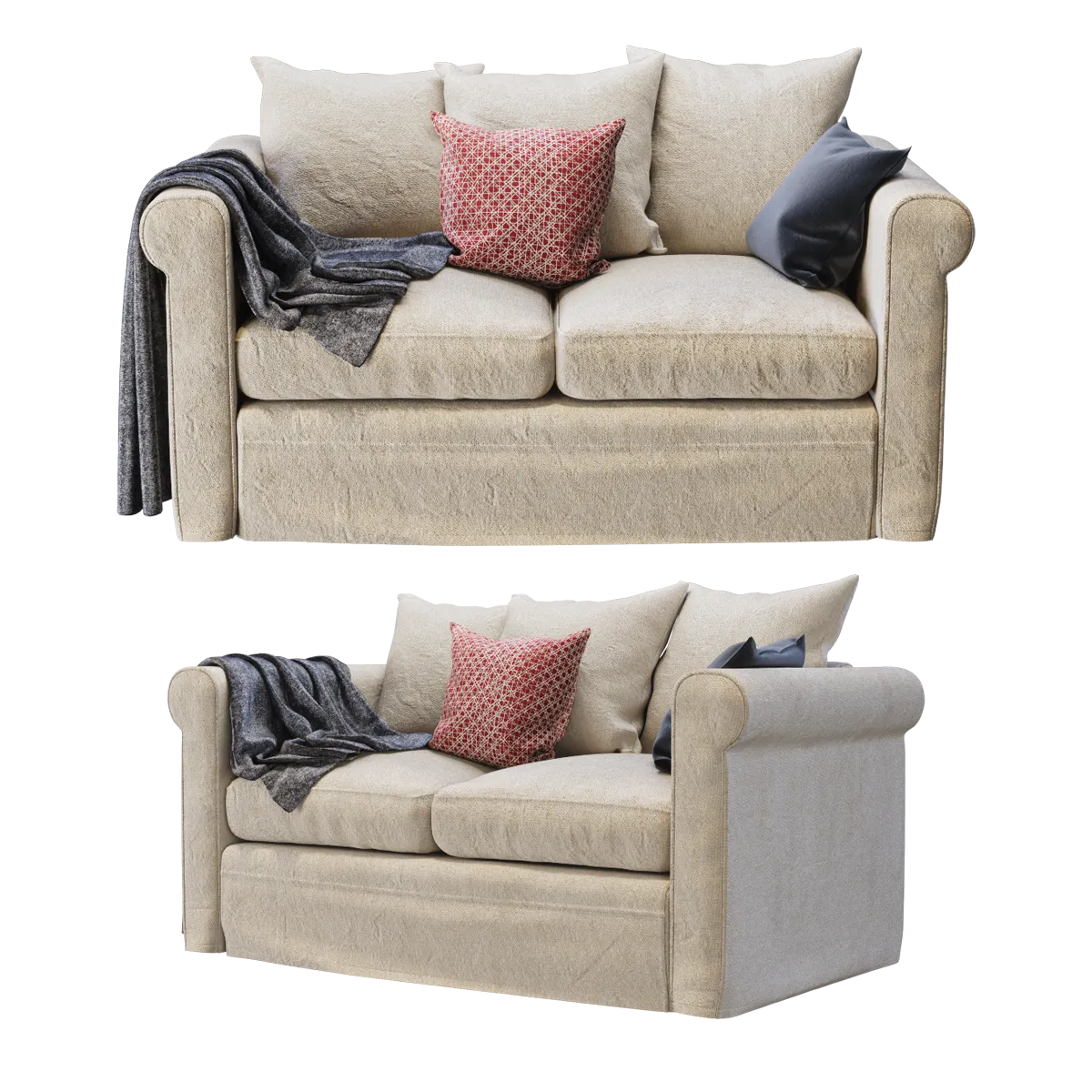 furniture - GRONLID 2-seat sofa 3D Model
