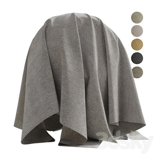 Furniture gunny fabric Jolie Q2 - part 1 (Legacy + Physical) 3D Model