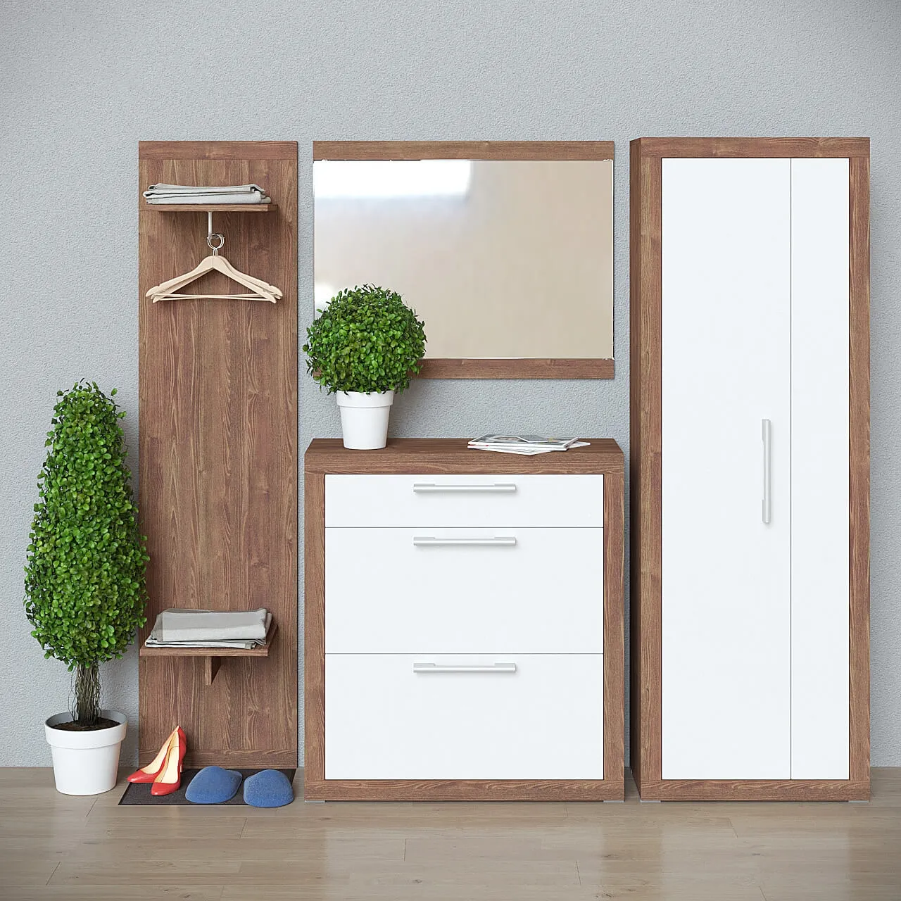 furniture - Hallway furniture 09 3D Model