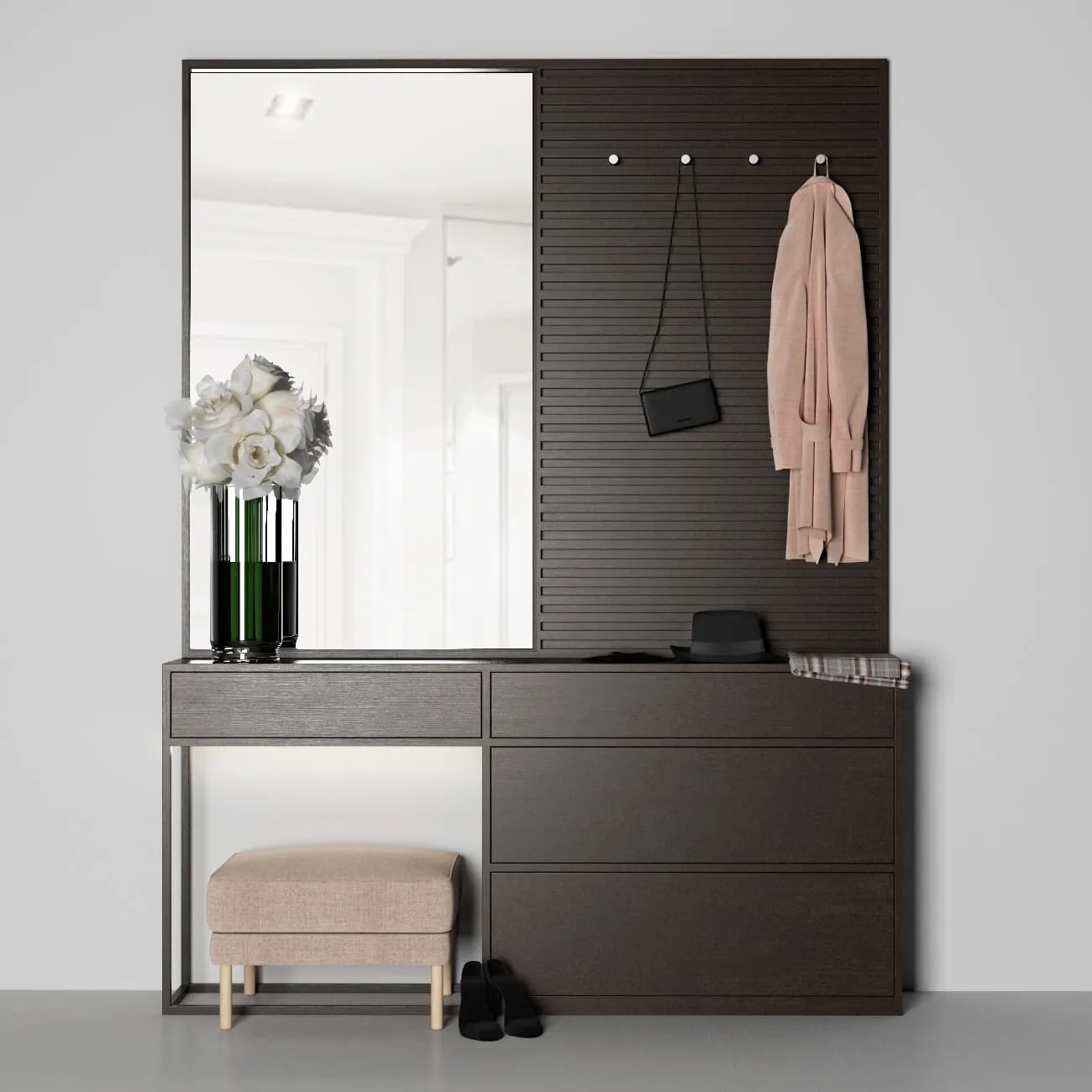 furniture - Hallway set 35 3D Model