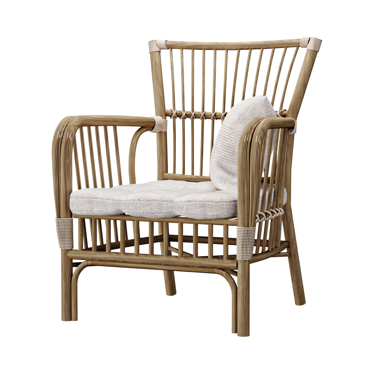 furniture - Hampton Bay armchair 3D Model