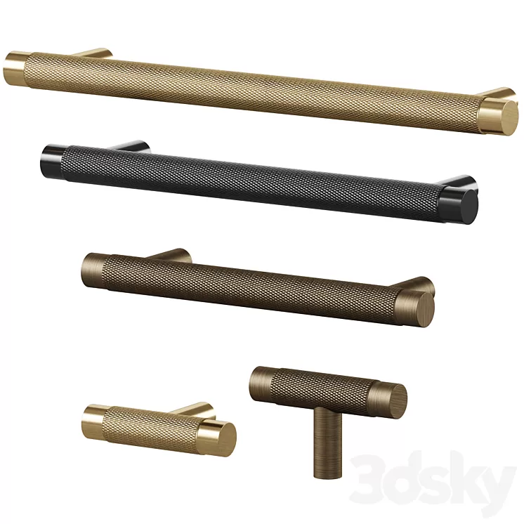 Furniture handle MORFI by Meraki 3D Model