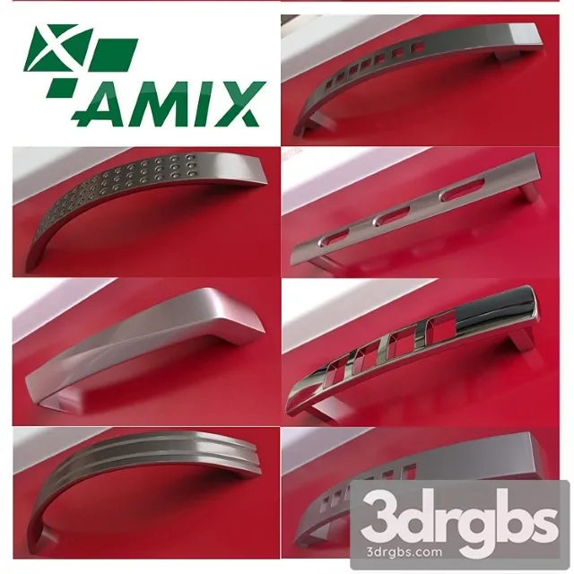 Furniture Handles Amix Modern Vol 3 First Part 3D Model Free