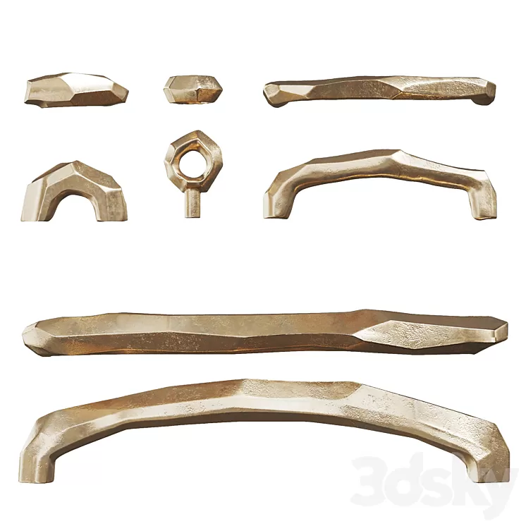 Furniture handles EDGE Vetvi Store 3D Model Free