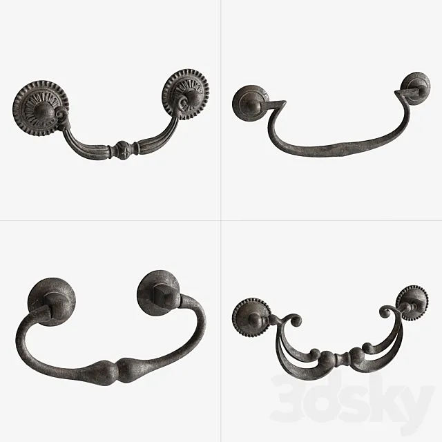 Furniture Handles vol.2 3D Model