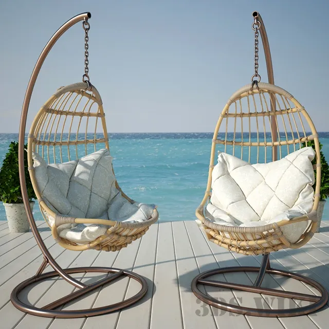 furniture - Hanging chairs 3D Model
