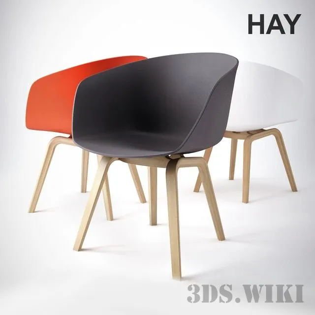 furniture - Hay - About a Chair 3D Model