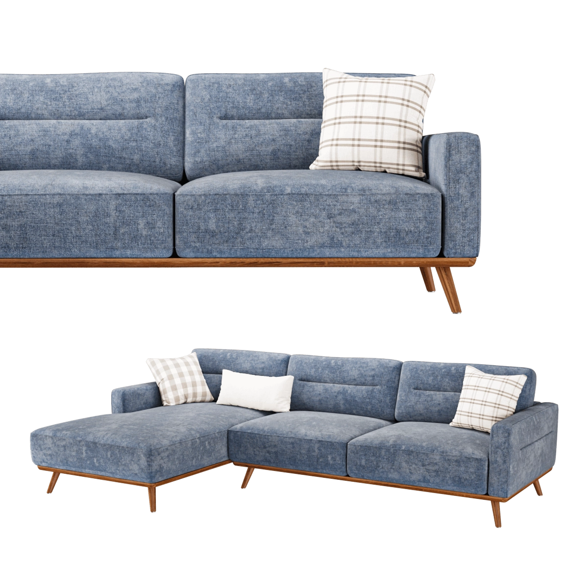 furniture - Helsinki corner sofa 3D Model