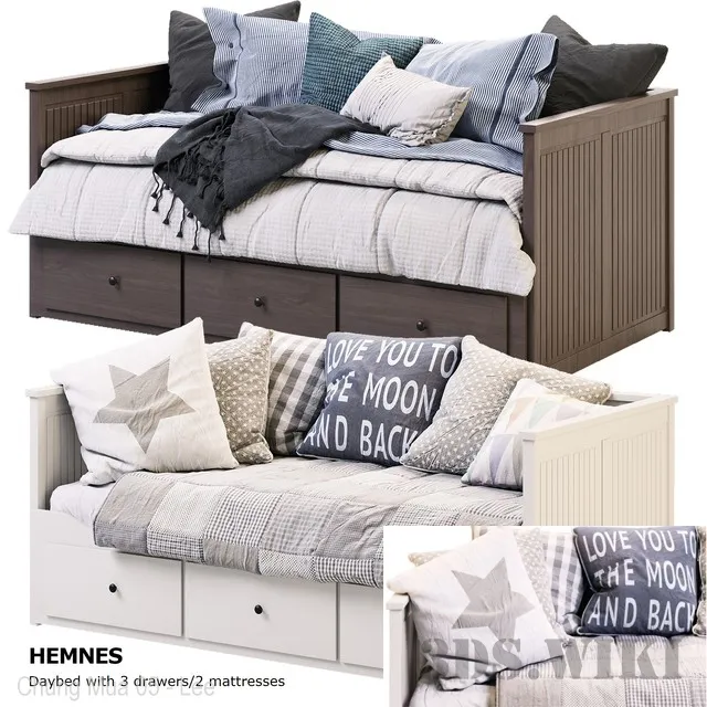 furniture - HEMNES IKEA 3D Model