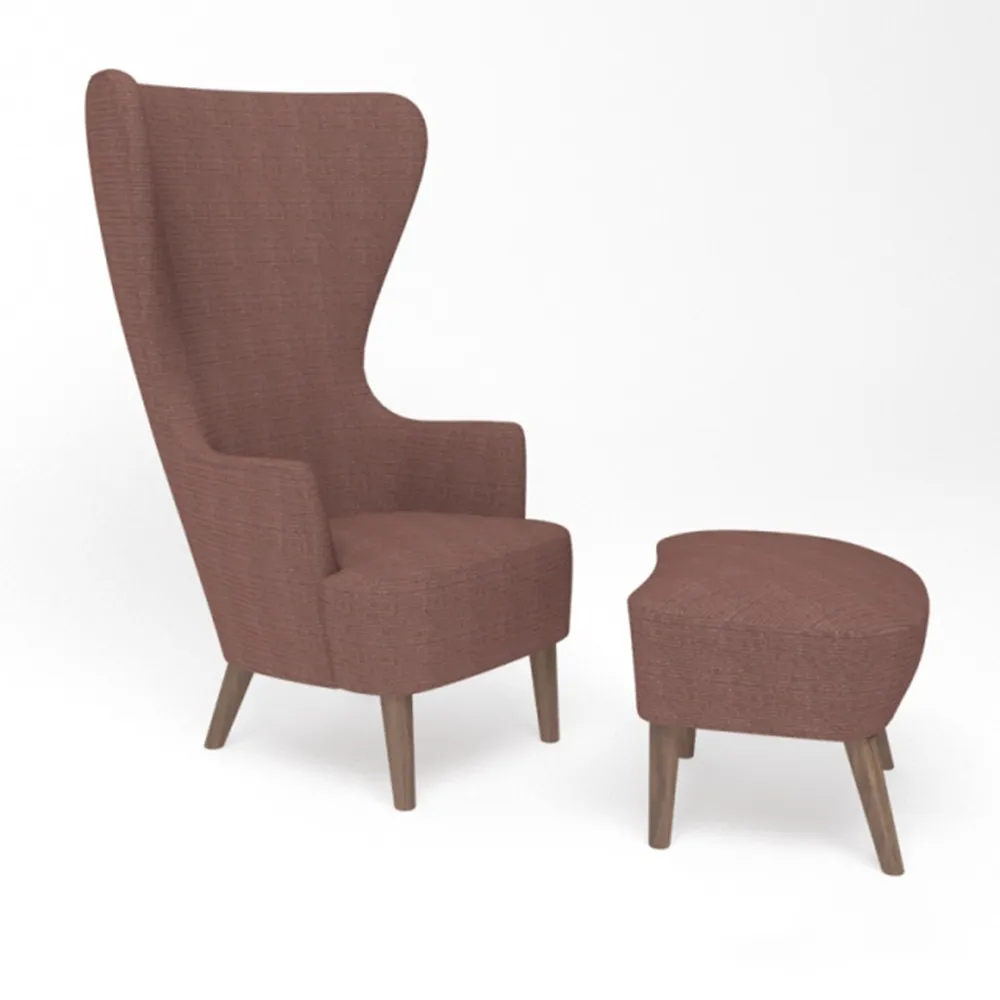 furniture - High back armchair 3D Model